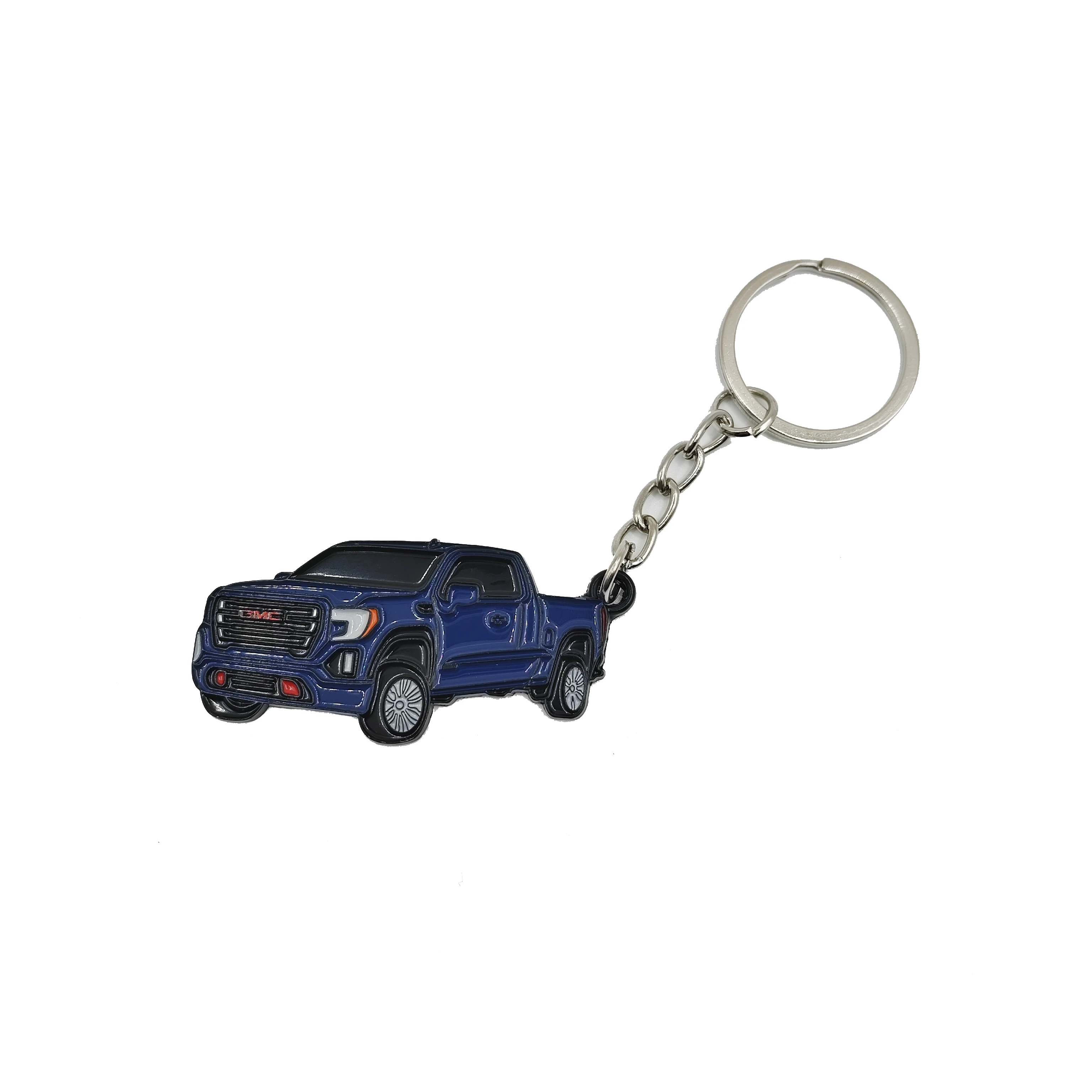 1 قطعة سبيكة غير المغلفة نموذج سيارة قلادة المفاتيح نمط سلسلة مفاتيح معدنية مناسبة لجي إم سي 2020 دائم اكسسوارات الديكور #6