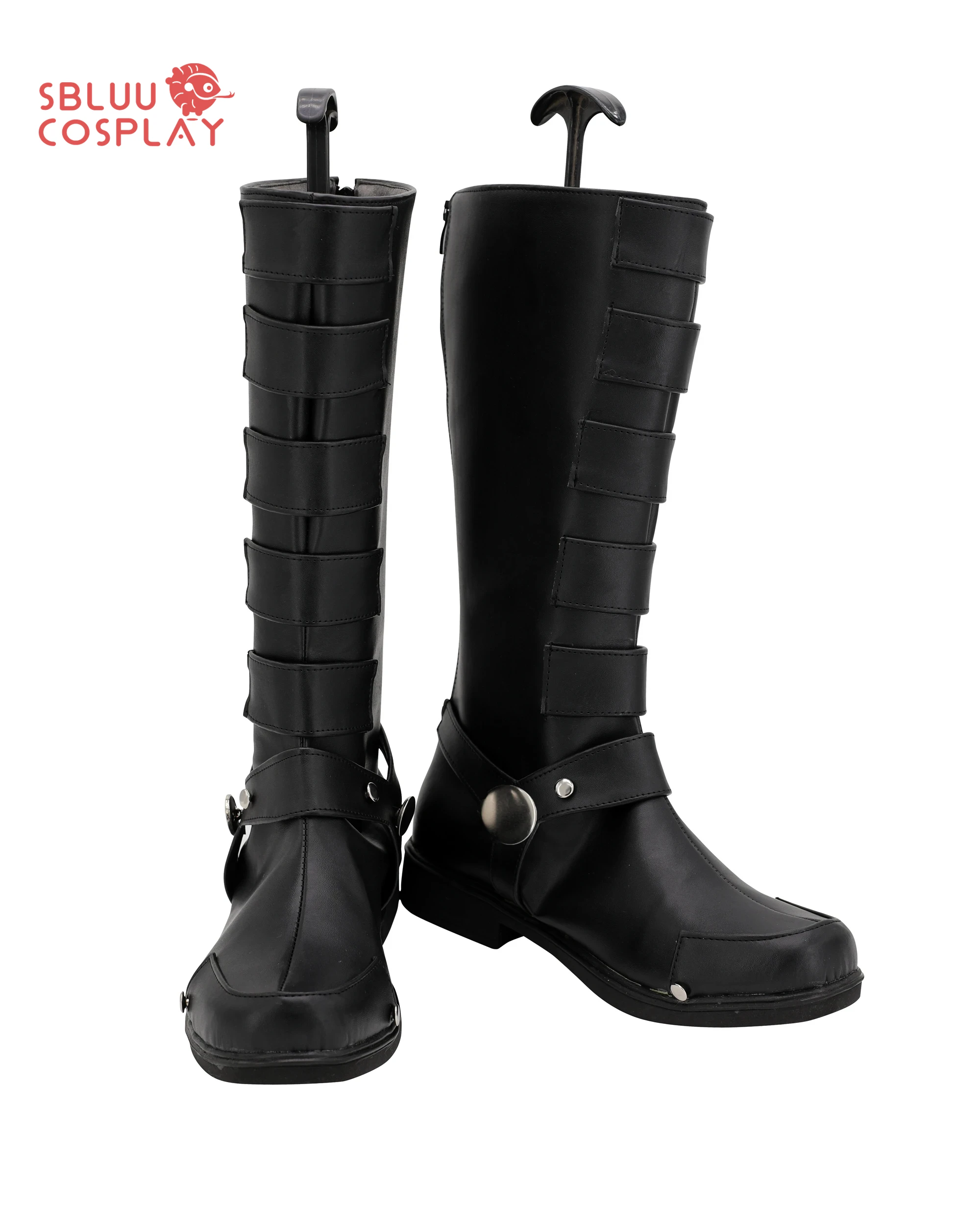 SBluuCosplay Arifureta Shokugyou de Sekai Saikyou Hajime Nagumo zapatos de Cosplay botas negras hechas a medida