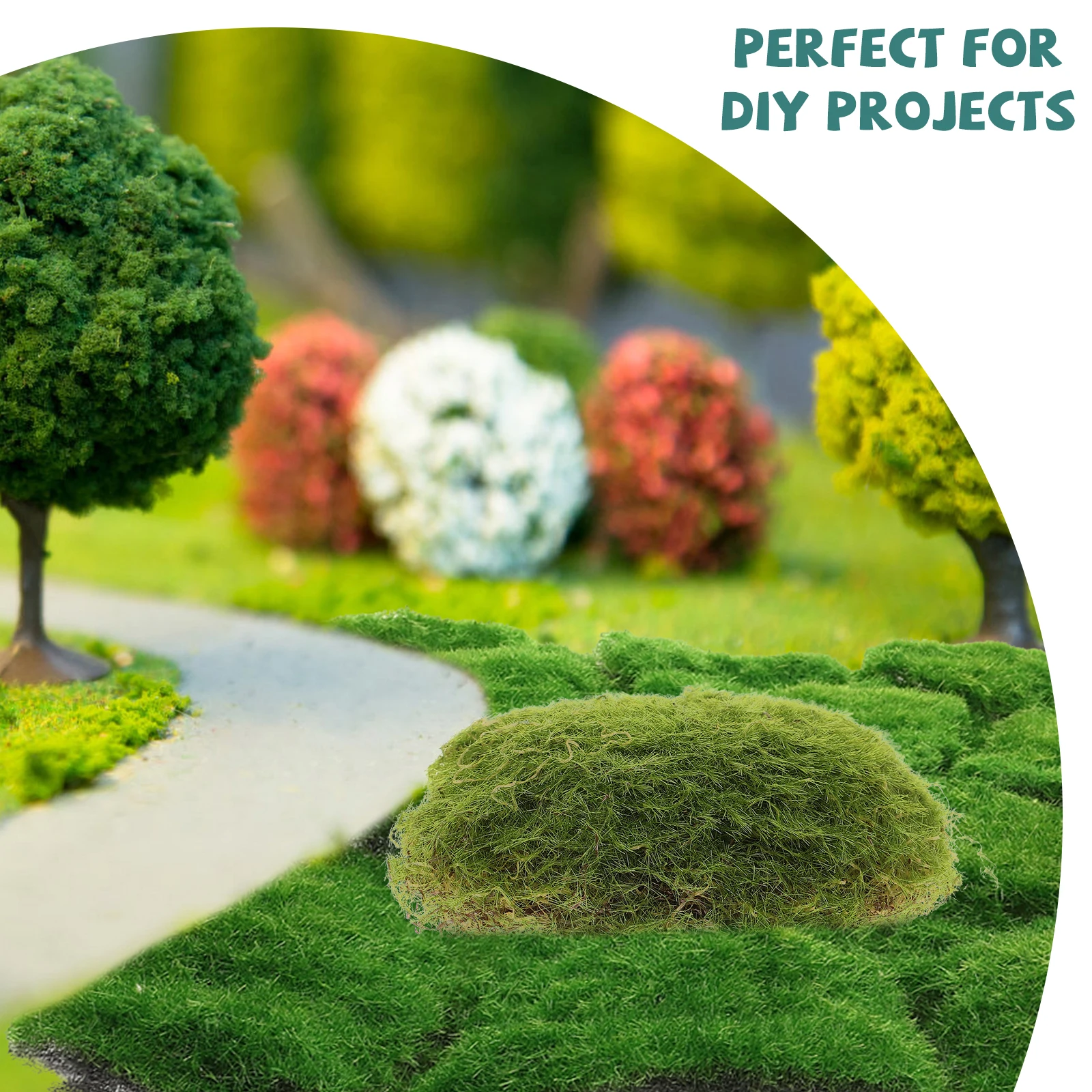 

6Pcs Artificial Moss Rocks Faux Moss Stones Decorative Garden Micro Landscape Bonsai Stone Decor Garden Layout Prop