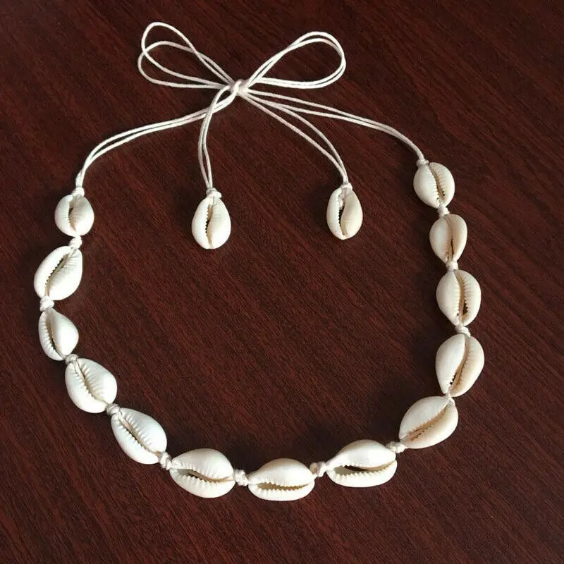 Boho Beach Bohemian Shell Choker Naszyjniki dla kobiet Dziewczyny Letnia biżuteria Naszyjnik z wisiorkami z muszli