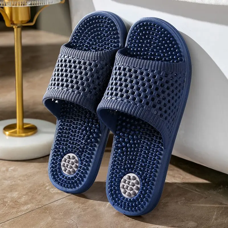 Unisex Summer Massage Slippers with Spikes Anti-Slip for Indoor and Outdoor Home Use Comfortable for Men and Women