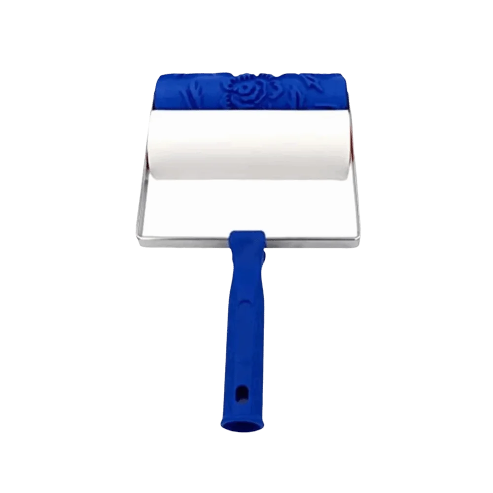 Smooth Coating Paint Roller Brush Reusable Texture Paint Tool Roller Brush Tool Rubber Roller 3D Pattern Precision Roller Brush