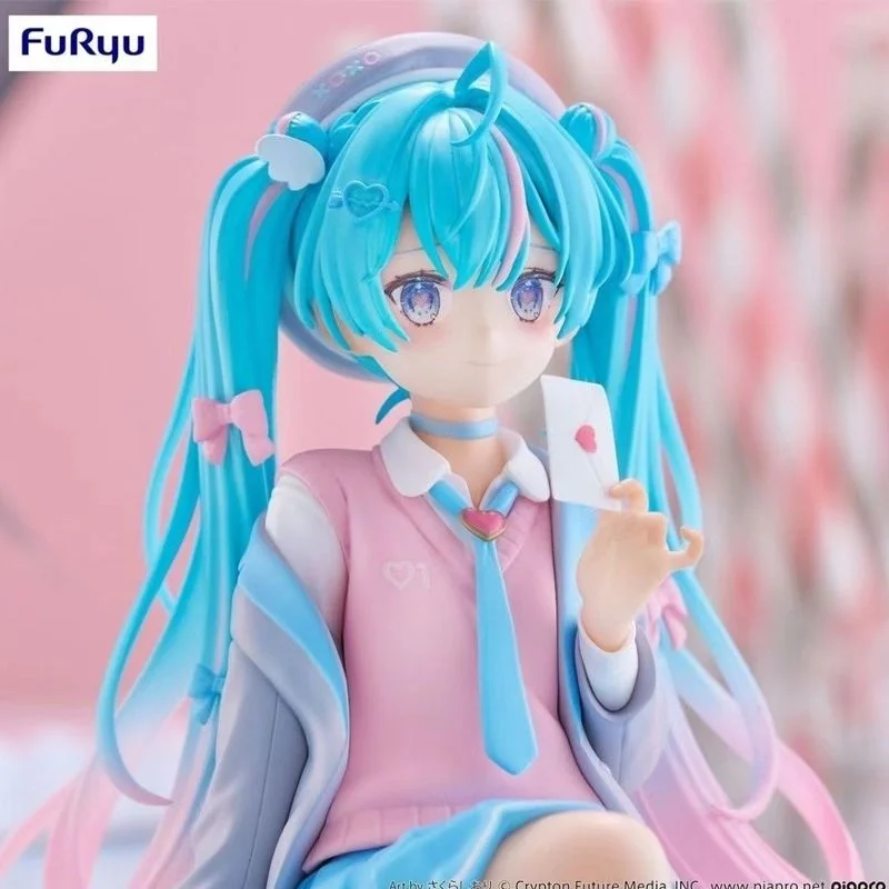 Furyu Hatsune Miku Figure Vocaloid Hatsune Anime Figure Noodle Stopper Figurine Pvc Model Statue Collectible Toys Birthday Gifts