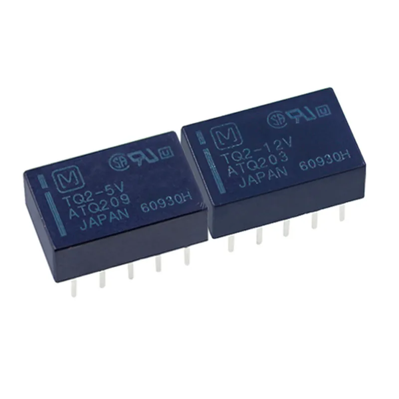 10ks 100% originální nový TQ2 signál elektromagnetické relé 3V 5V 12V 24V 48VDC 1A 10pin TQ2-5V TQ2-12V TQ2-24V TQ2-3  ATQ209 ATQ203 ATQ204