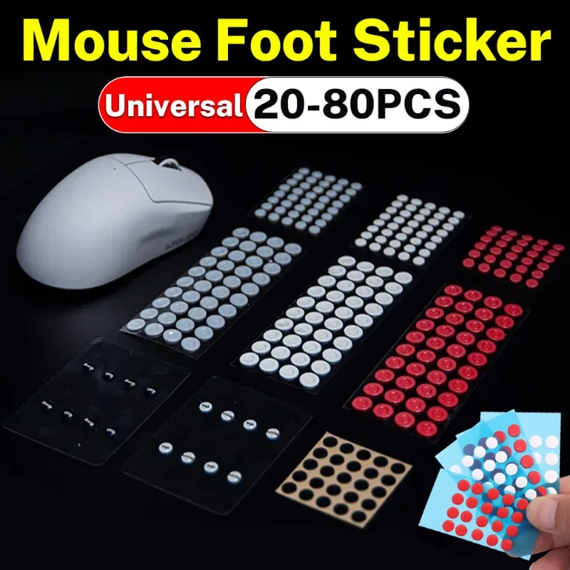 

Диаметр 6 мм/7 мм, маленькие точки, 20-120 шт., универсальные коньки для мыши, скользящие ножки для мышей, версия скорости управления ICE, сделай сам, для прорезиненной мыши
