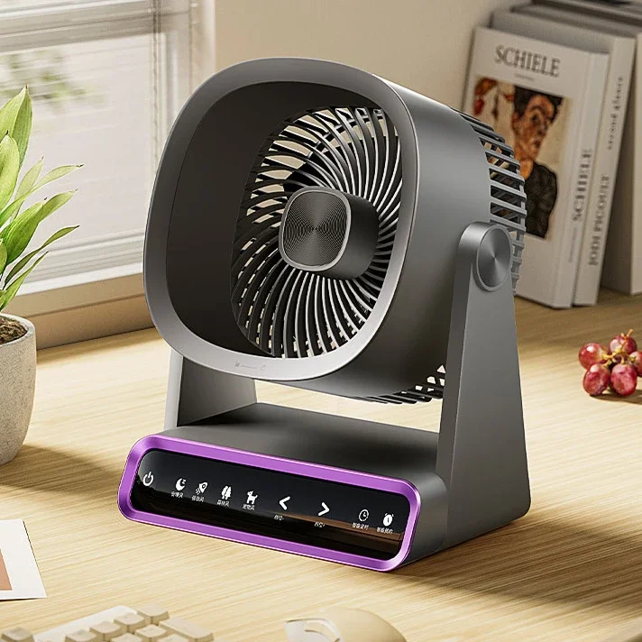 

Small fan desktop electric fan silent long life mini dormitory household portable circulating refrigeration air conditioning fan