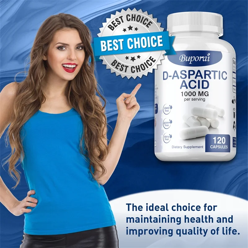 D-Aspartic Acid – verbessert das Gedächtnis, unterstützt die Gehirnfunktion und steigert den Energieniveau