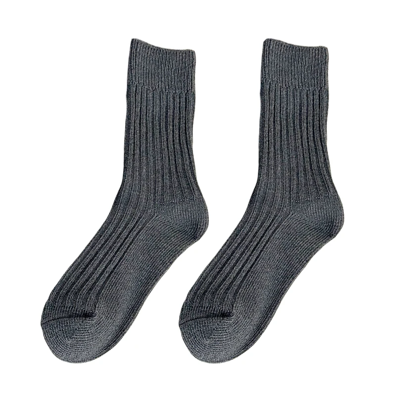 New Women\'s Socks Autumn Fashion Solid Color Korean Socks Breathable Casual Striped Simple Casual Candy Color Crew Socks Female