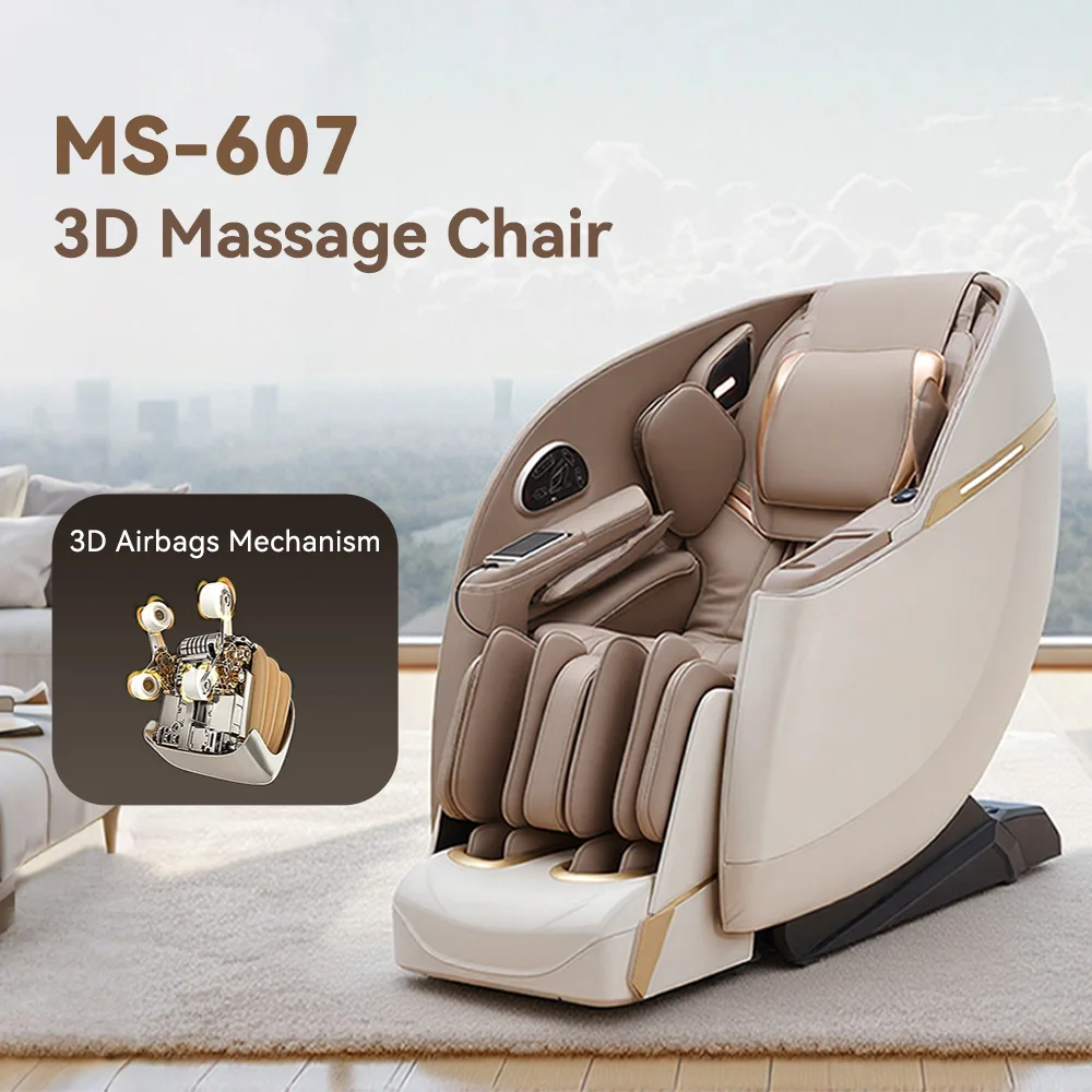 Cadeira elétrica de massagem nos pés com gravidade zero 12 programas de massagem automáticos para todo o corpo
