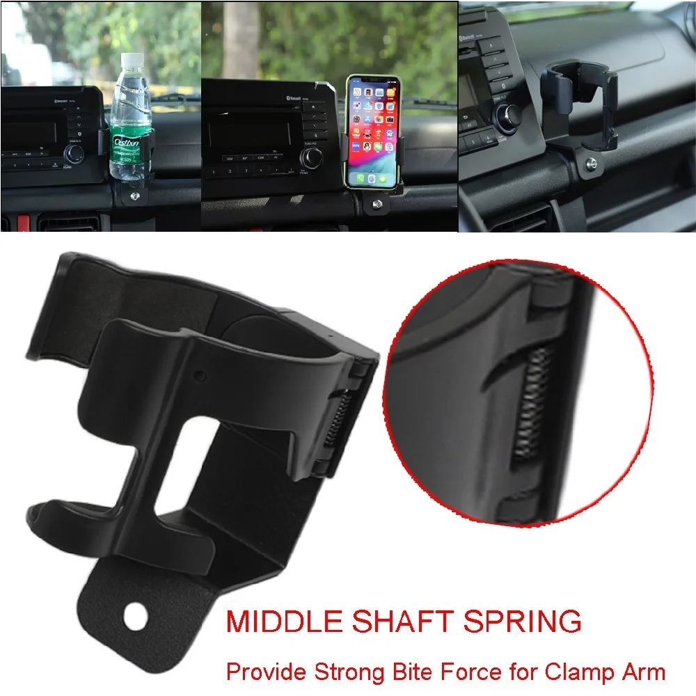 

for Suzuki Jimny 2019 2020 2021 2022 2023 JB64 JB74 JB74W Car Water Cup Phone Holder Stand Organizer Multi-Function Accessories