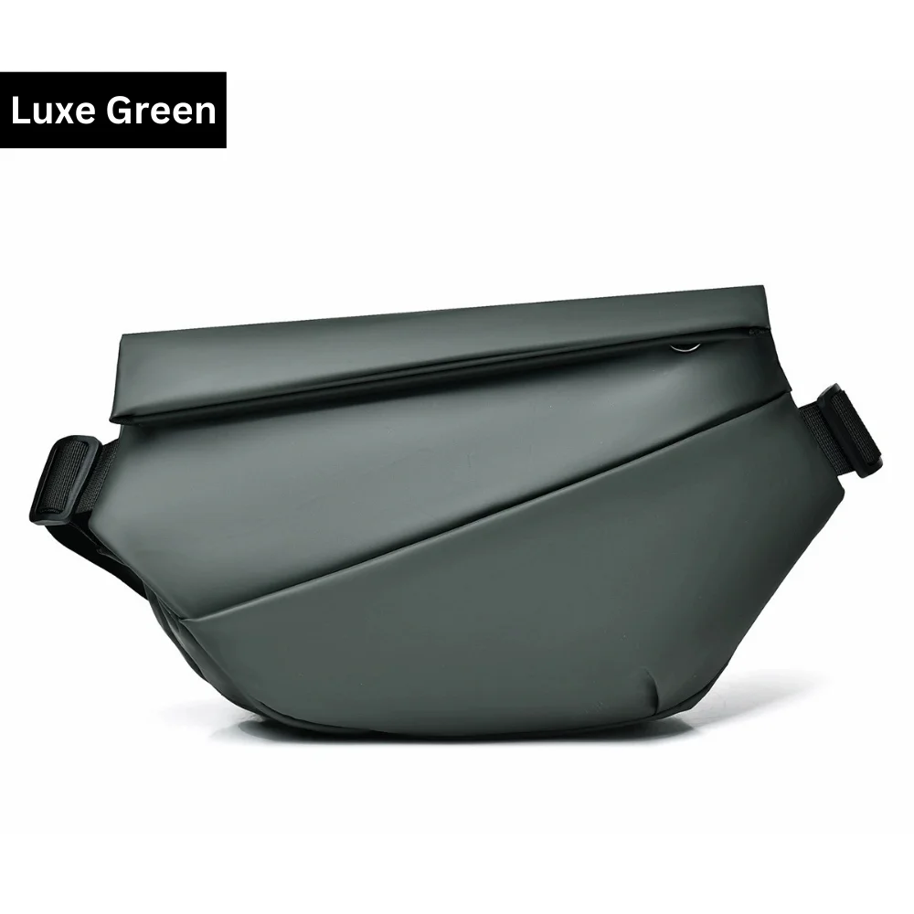 ใหม่ผู้ชายรถจักรยานยนต์Crossbodyกระเป๋ากันน้ําMulti-Functionalกระเป๋าเข็มขัด,Stylish & Coolไหล่กระเป๋า