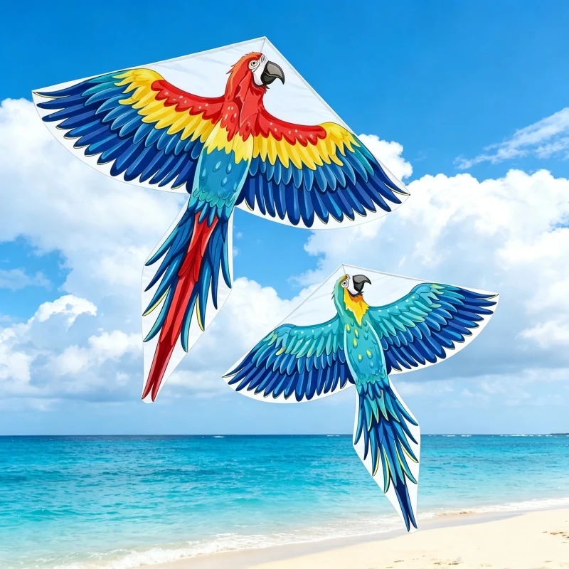Parrot kites flying outdoor adults kites sports kites wheel snake kites string line professional wind kites fabric aquilone pipa