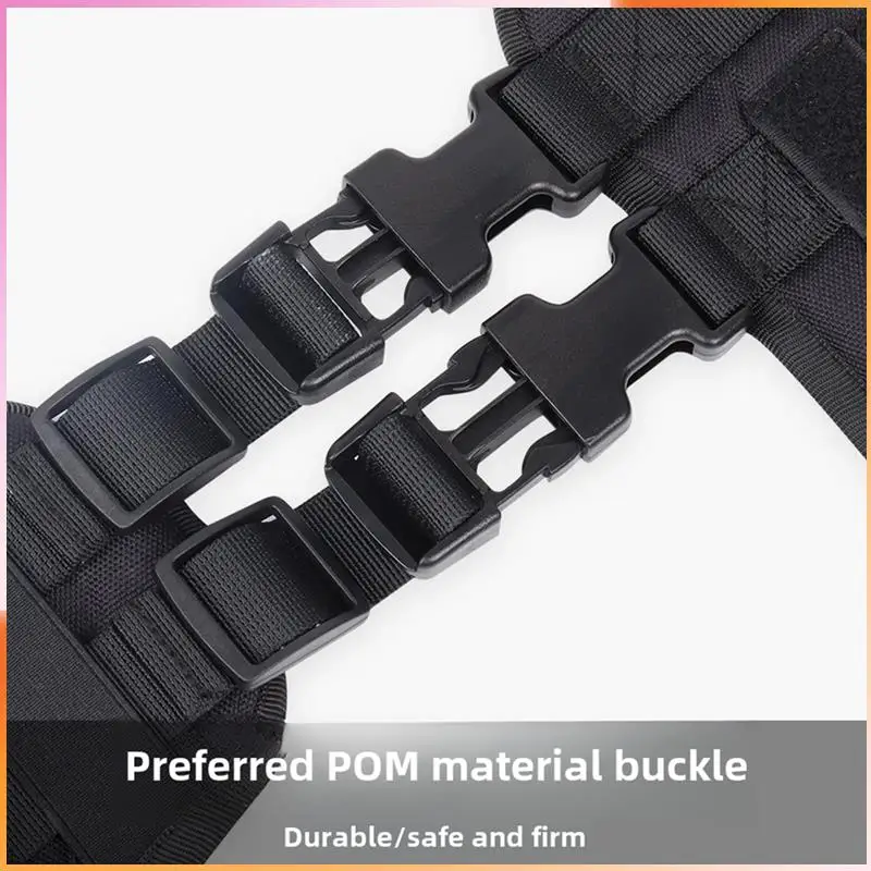 

A93Z New Adventure Vest For Large Dogs Outdoor Waterproof Chest Strap Medium To Large Dog Adventure Chest Strap