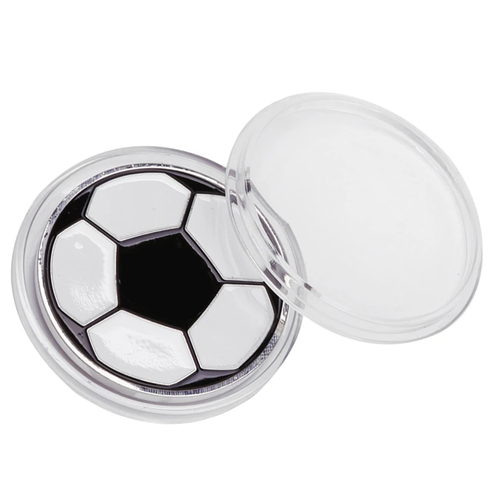 

Soccer Referee Toss Coins Judge Edge Divider Metal Practical for Side Convenient Match Tools Smooth Finish Anti Deform