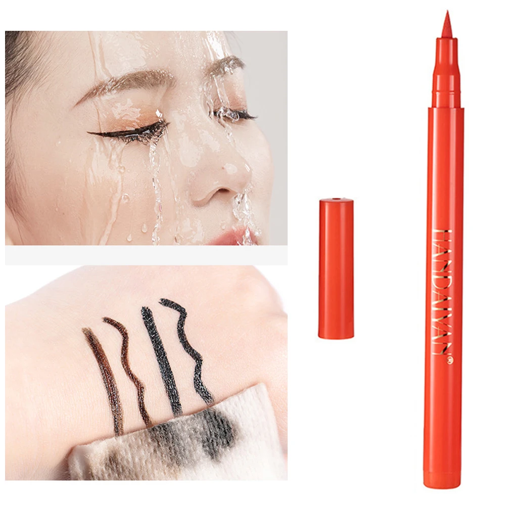 Colorful Eyeliner Pen Eyes Makeup Orange Waterproof Blue Green Eye Liner Long-lasting Smooth Eyeliners Pencil Eyes Cosmetics