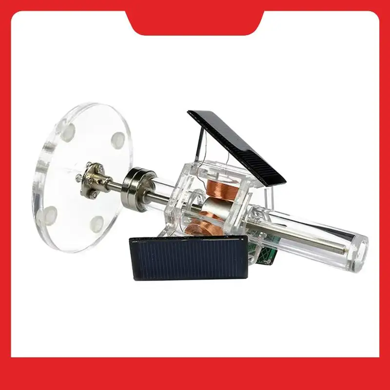 Magnetic Levitation Solar Motor Brushless Three-Sided Vertical DIY Science Experiment Educational Model Teaching
