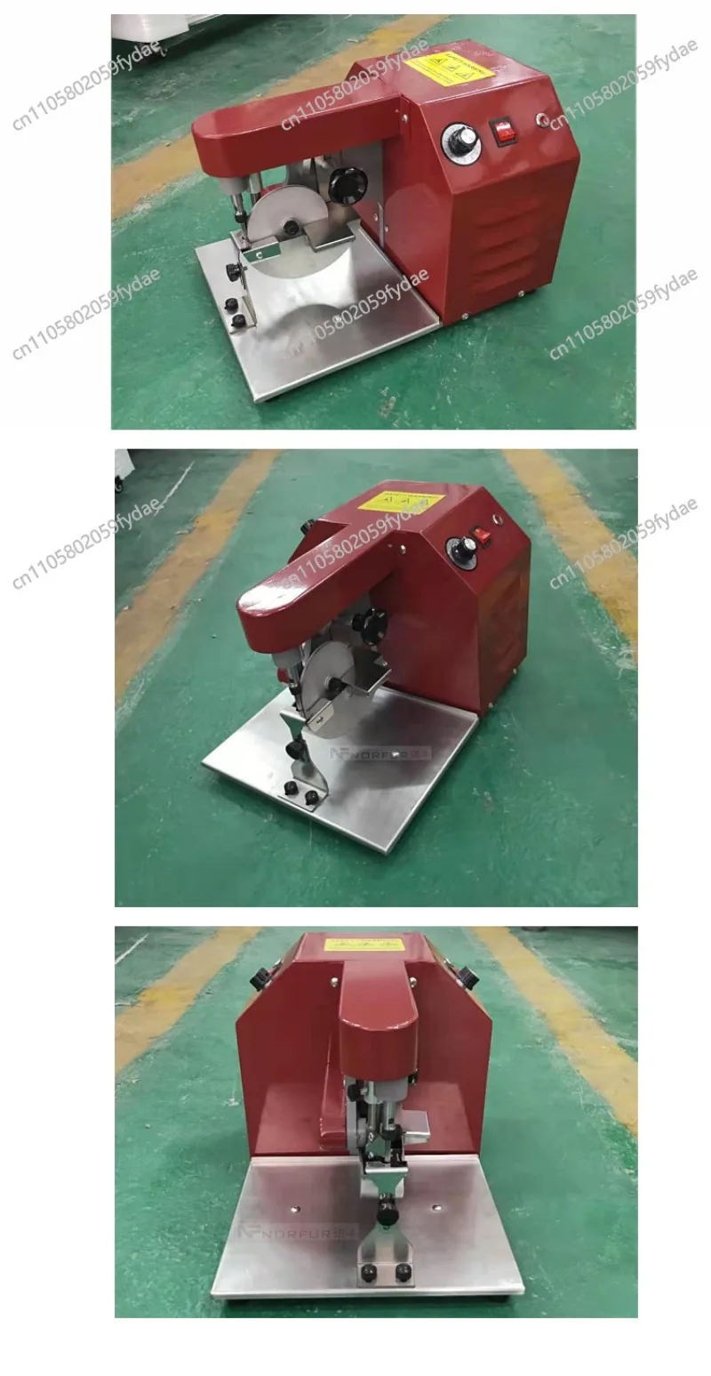 Leather edge machine double speed regulation small bending parts Leather goods automatic unilateral edge coating