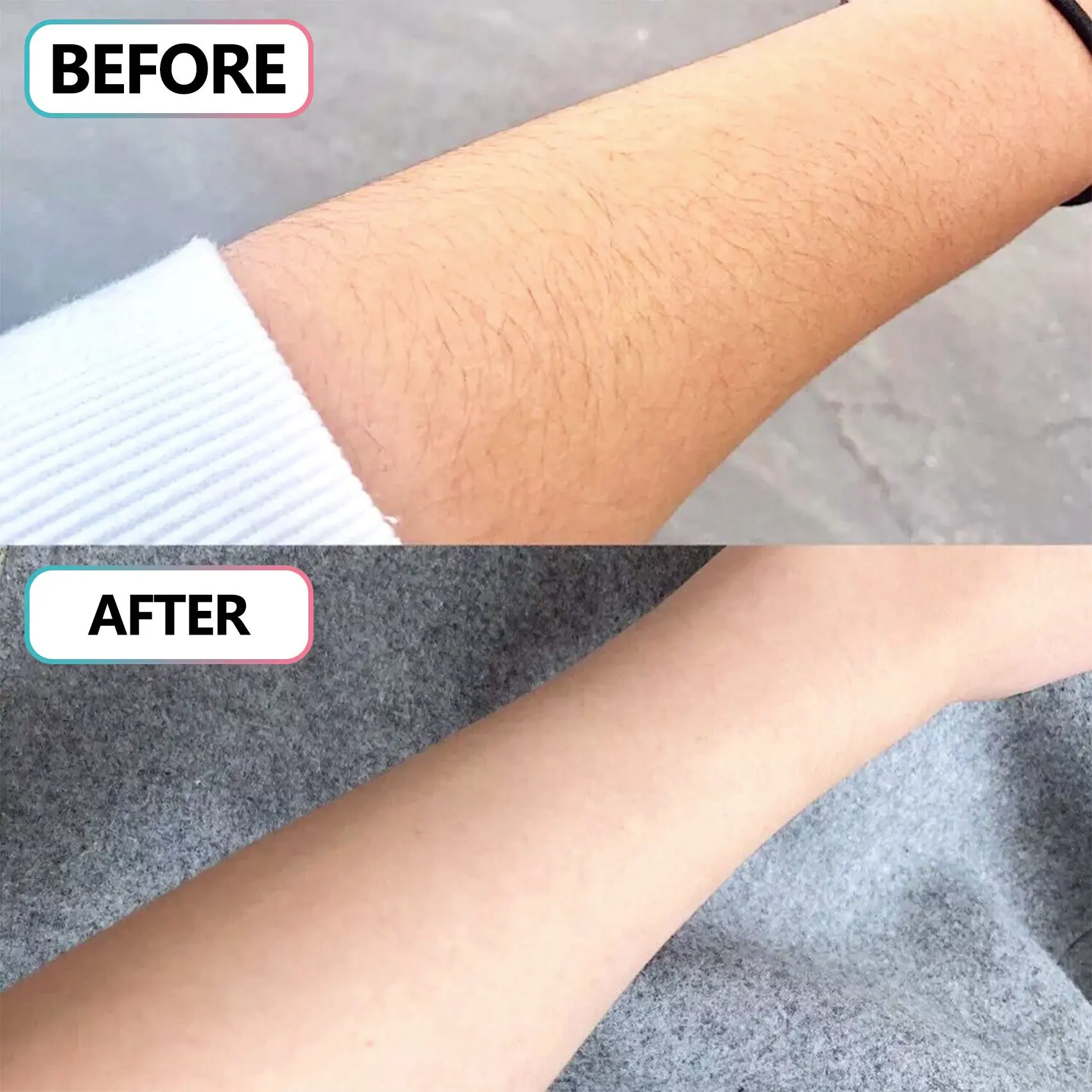 AB43-2X популярная волшебная безболезненная губка для удаления волос, подушечка для удаления волос на лице, ногах, руках, теле, инструмент для удаления волос, эпилятор