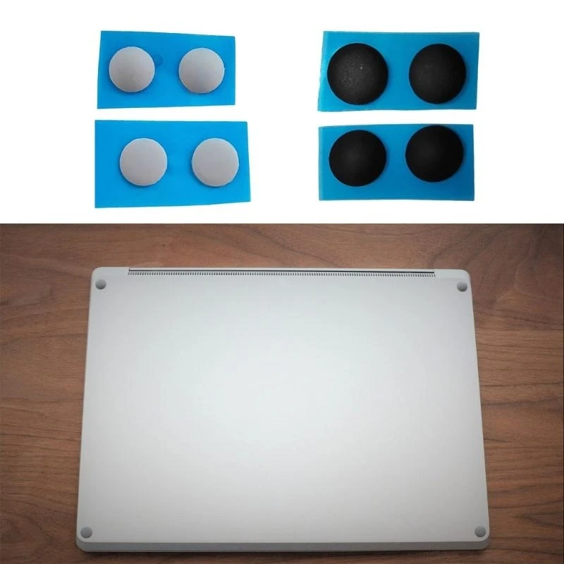 Piedini in gomma antiscivolo per laptop da 4 pezzi, cuscino in gomma per custodia inferiore di ricambio per laptop Surface 1 2 1769 1782