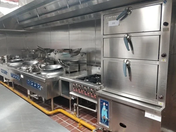 Commercial Kitchen Cooking Equipment Stainless Steel Gas Large Boiler Steamer