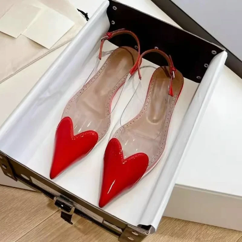 Fashion Patent Leather Pointed Women Gladiator Sandals Sexy PVC Stiletto High heels Summer Party Shoes