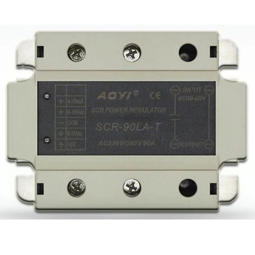 

AOYI автоматический однофазный тиристорный модуль регулятора напряжения переменного тока 220/380 В SCR-LA-T