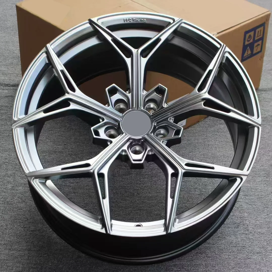 

New Arrival Satin Black 19x8.5 Alloy Wheels 5x112 Hot Selling For Passenger Cars Minimum Order 4 Pieces