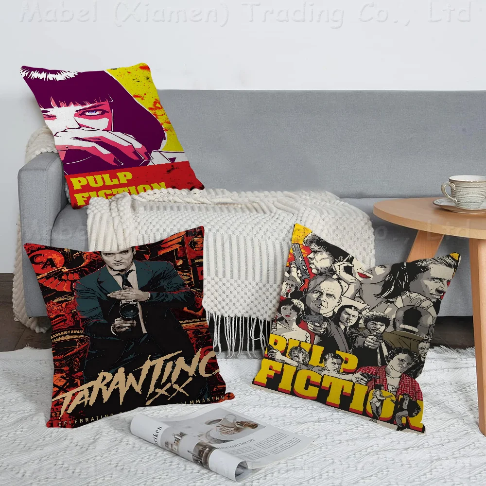 

Movies Pulp Fiction Personalized Picture Text Home Decorative Pillows Household Gifts 45x45cm