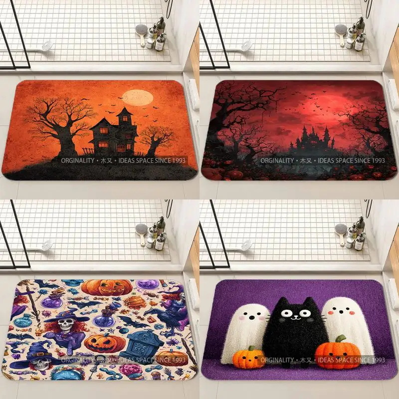 Cute Cat Pattern Mat Living Room Decoration Home Sofa Non-Slip Carpet Study Bedroom Tatami Children'S Soft Floor Mat