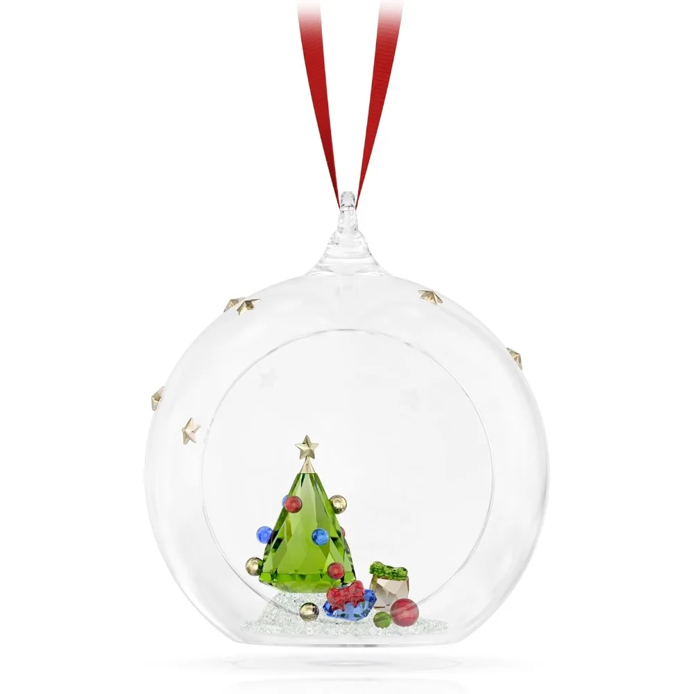 Holiday Cheers Tree and Gifts Ball Ornament