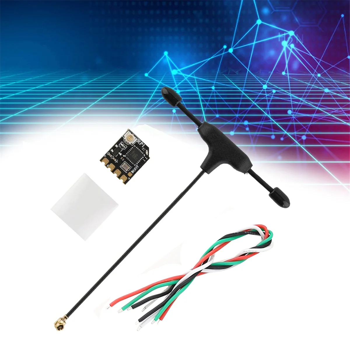 RP1 2.4Ghz ExpressLRS ELRS Nano Receptor com Antena em Forma de T para Versão TX16S TX12 ELRS