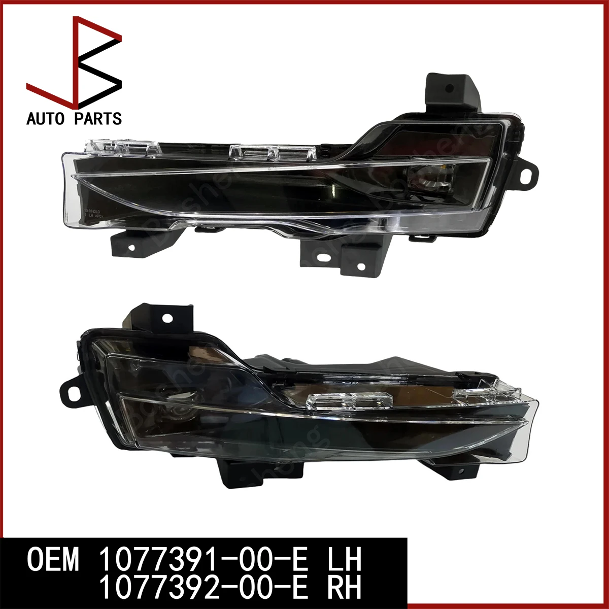 

For Tesla Model 3 2017-2023 Model Y 2020-2025 Fog Light Lamp Assembly Left & Right OEM 1077391-00-E 1077392-00-E 1077391 1077392