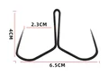 Hook gape 2.3cm