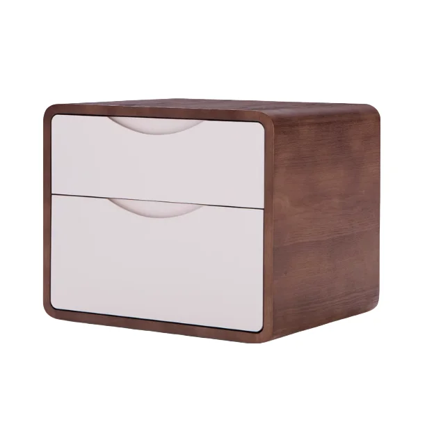 # Style Wood Bedside Table Cabinet Economical Design Storage Drawer Bedroom Living Room For Hotels