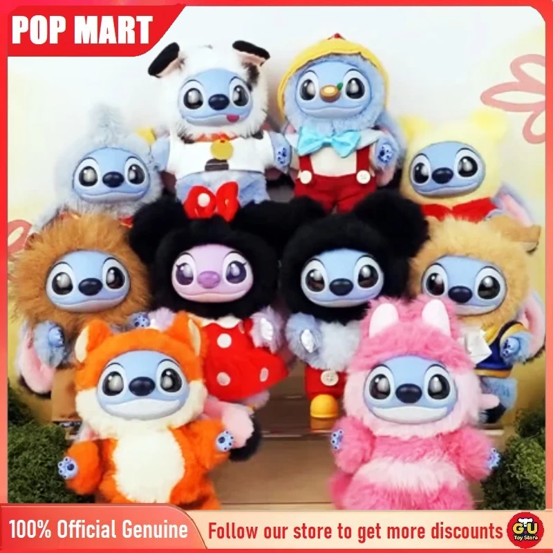 

POPMART Disney Stitch Adventure Series Vinyl Plush Keychain Blind Box Collectible Toy Gift For Anime Fans Kids And Collectors