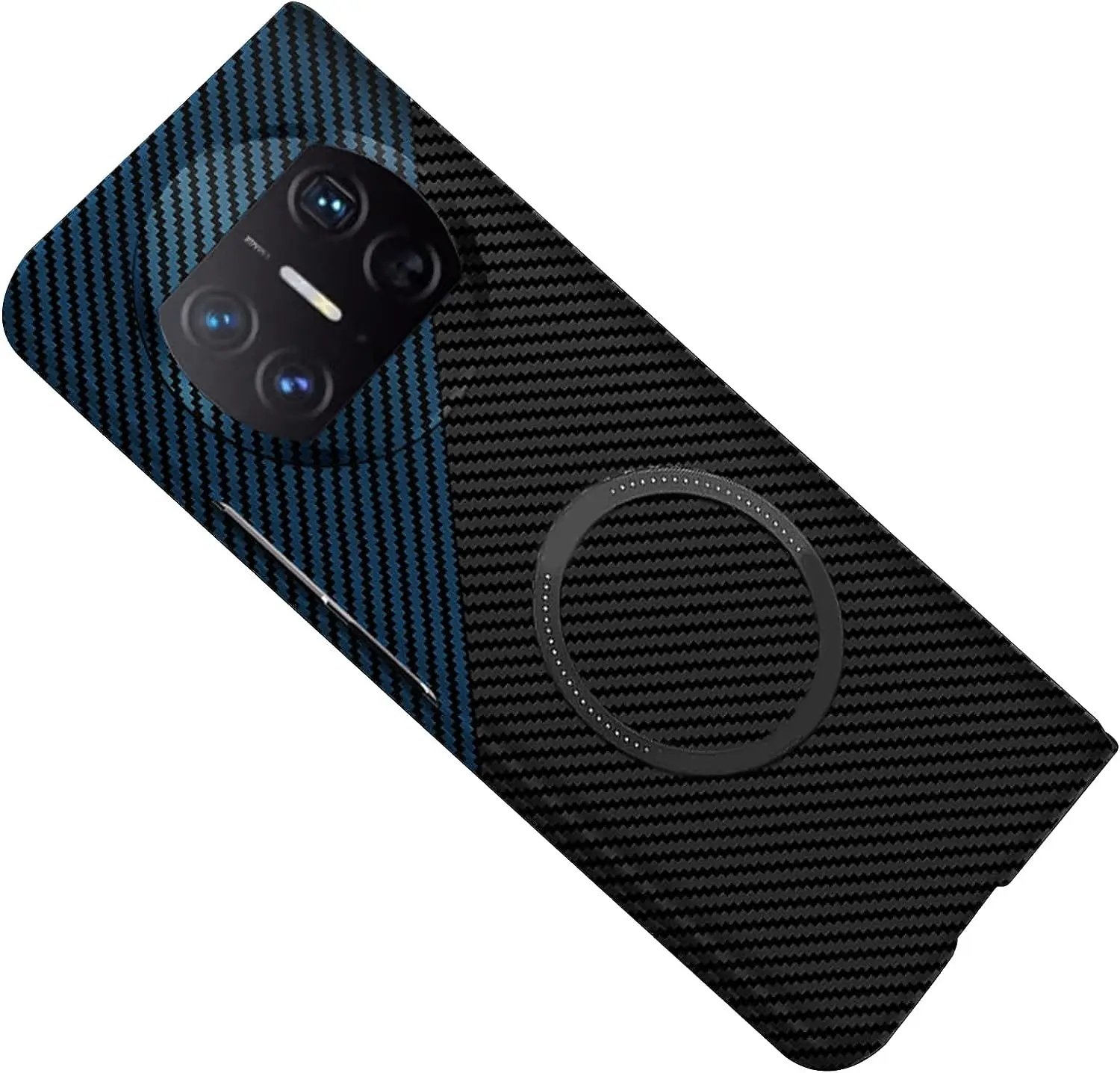 Slim Thin Case for Huawei Mate X3 5G 2023, Carbon Fiber Case Camera Protective Shockproof Anti-Fingerprint Cover