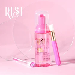 Free RISI Lash Extension Shampoo Non-irritating Lash Shampoo For Eyelash Extensions Super Gentle Eyelash Extension Shampoo Kit