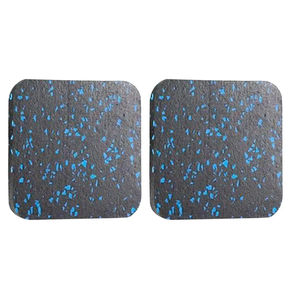 2x Treadmill Shock Absorbing Mat Rubber Home Fitness Floor Pad Antistatic