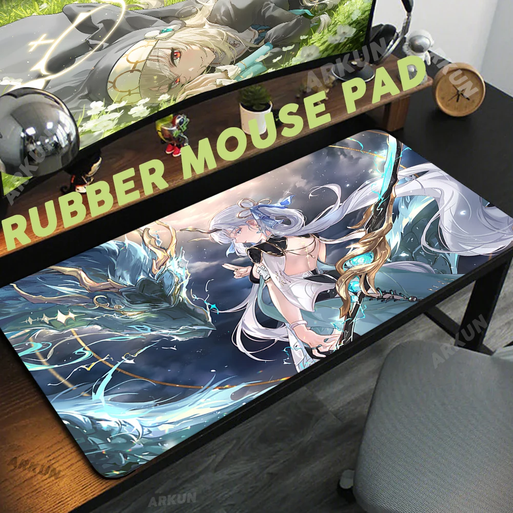 Xxl Hot Game Wuthering Waves Kawaii Hot Konnshi Mouse Pad Gaming Mats Mouse Mat Office Table Accessories Mousepad Gamer Mat