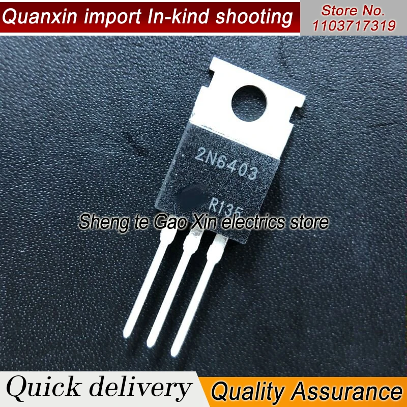 5PCS-10PCS  2N6403 2N6403G  TO-220 16A 400V Imported  Original  Best Quality