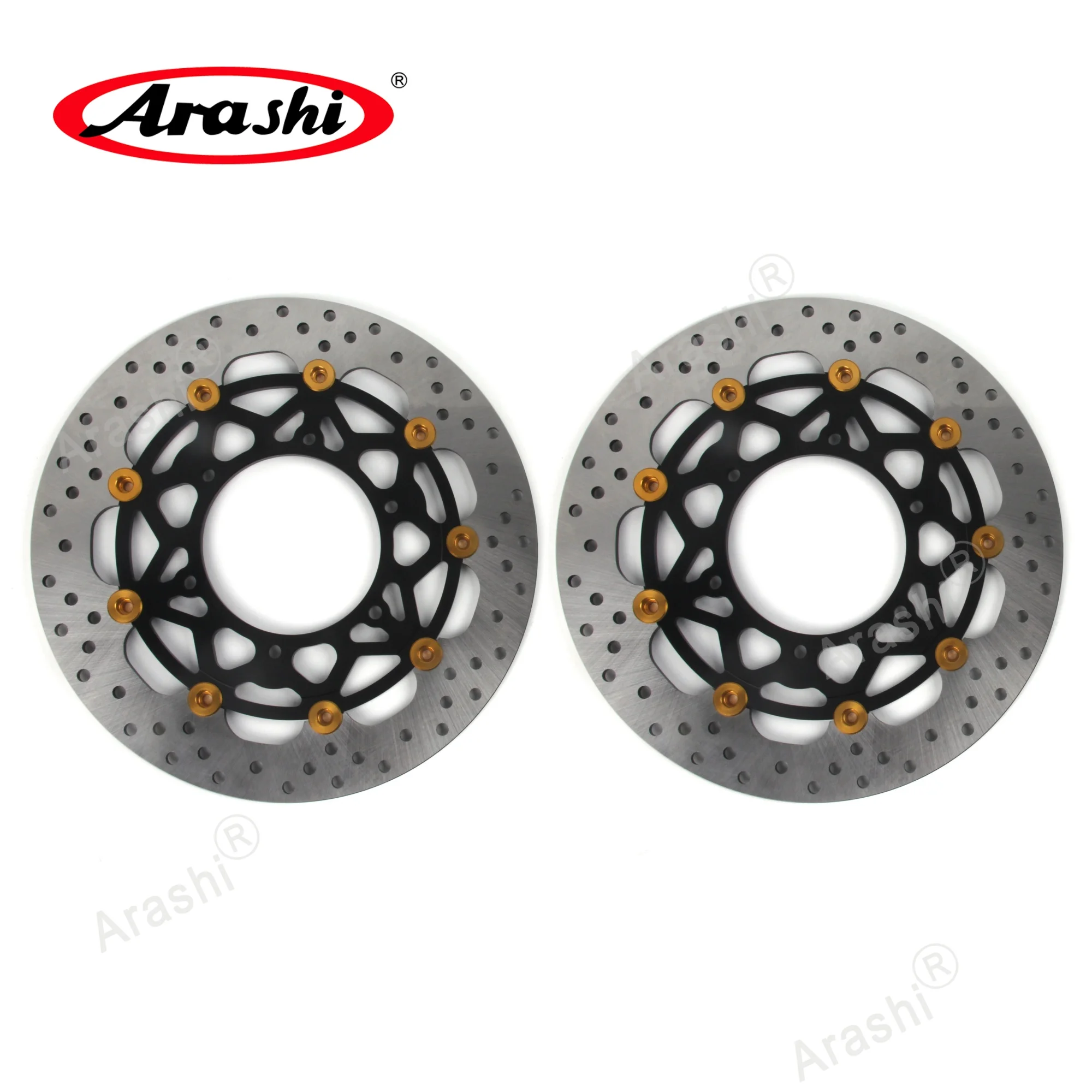 Arashi Front Brake Disc Rotor For SUZUKI GSX S ABS 950 GSXS950 GSX-S950 20212022 2023 2024 CNC Full Floating Disk