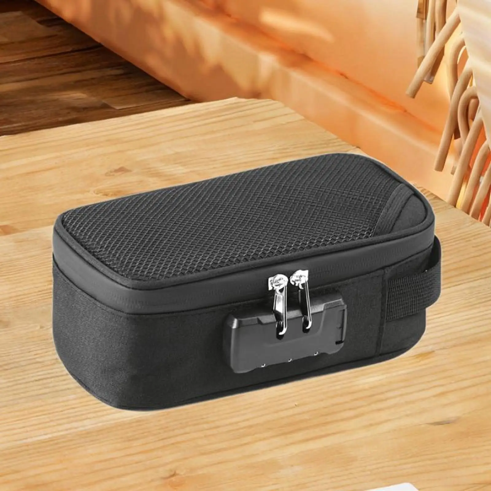 Smell Proof Bag Organizer Bag Stash Box Premium Portable Heavy Duty with Combination Lock for Home Travel Party Outdoor Festival