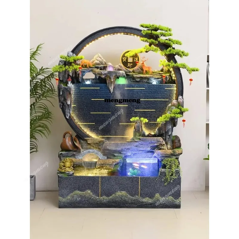 

Новая тыква, проточная вода, рокарий, фонтан, орнамент, домашний пейзаж, украшение для гостиной