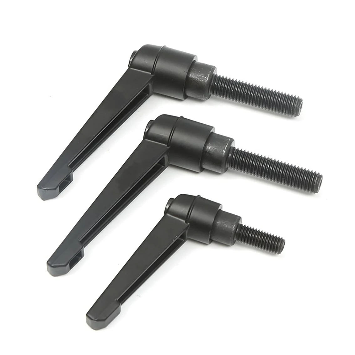 1PCS Adjustable Locking Handle Screw 7-Shaped Ratchet Handle L-Shaped Quick Locking Wrench Bolt External Thread Diameter 16mm