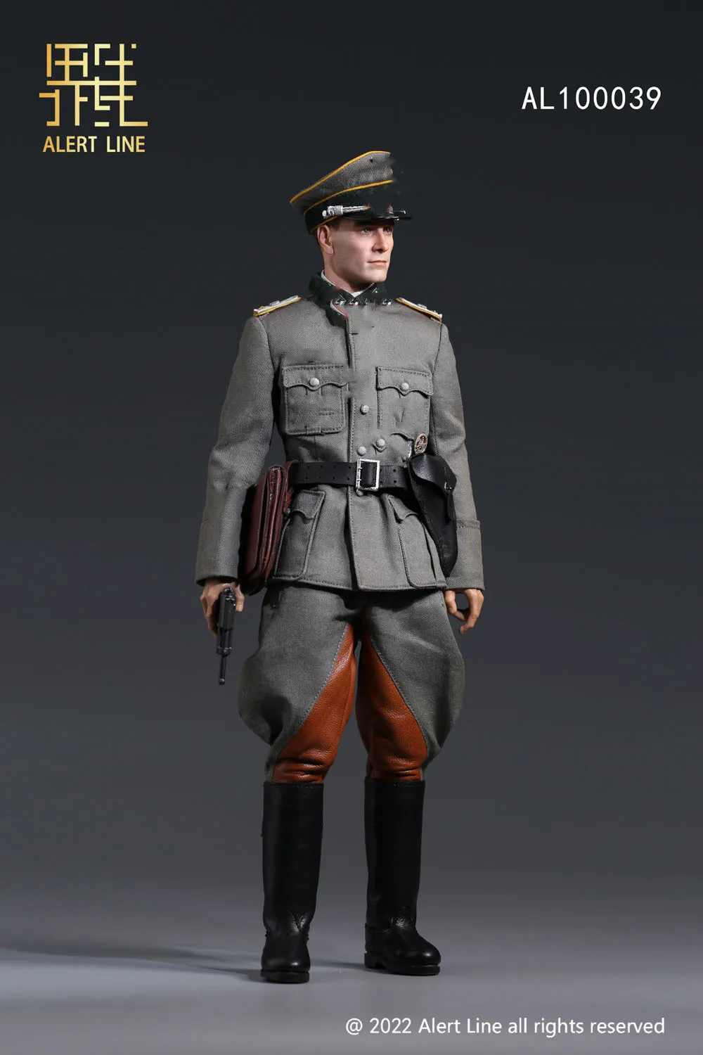 Warn linie al100039 wwii die Action figur Soldat Offizier kein Pferd Full Set Modell bewegliche Action figur für Sammlerstücke