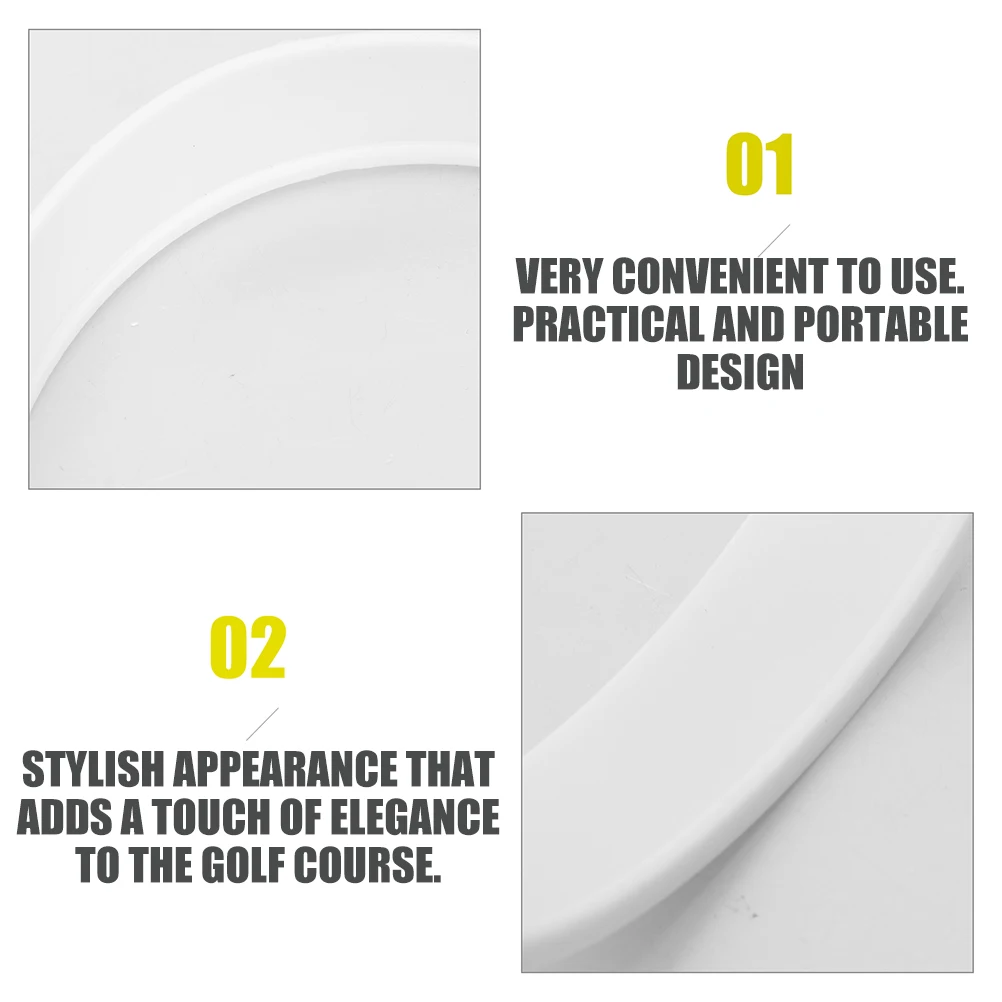 

4pcs Golf Ring for Practice Portable Hole Golf Putting Cup Ring Cup with Thickened Material Suitable for Indoor Outdoor