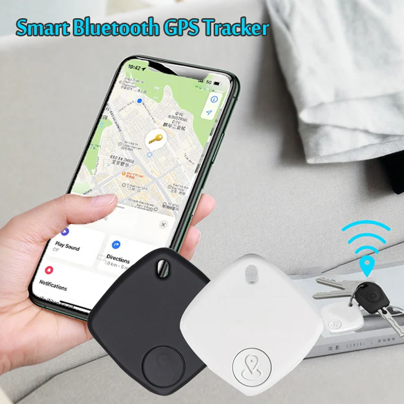 Smart Bluetooth GPS Tracker Work For Apple Find My APP ITag Anti Lost Reminder Device MFI Rated Locator Car Key Pet Kids Finder