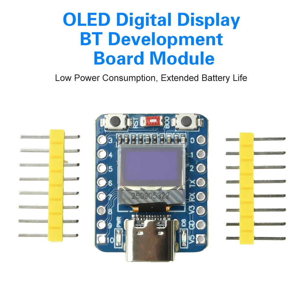 ESP32-C3 OLED Development Board with 0.42 inch OLED Module Ceramic Antenna WiFi Bluetooth ESP32 Supermini Development Board