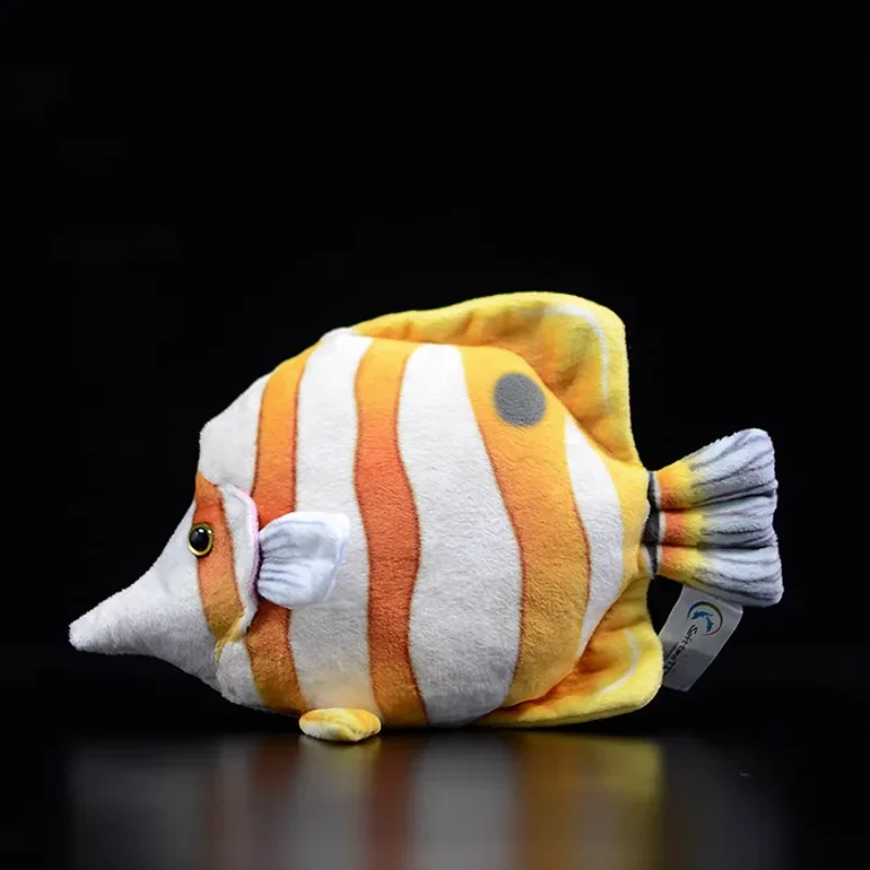 20cm Tropical Fish High Fidelity Cute Plushie Butterfly Fish Plush Toys Lifelike Animals Simulation Stuffed Doll Kawai Toy Gift