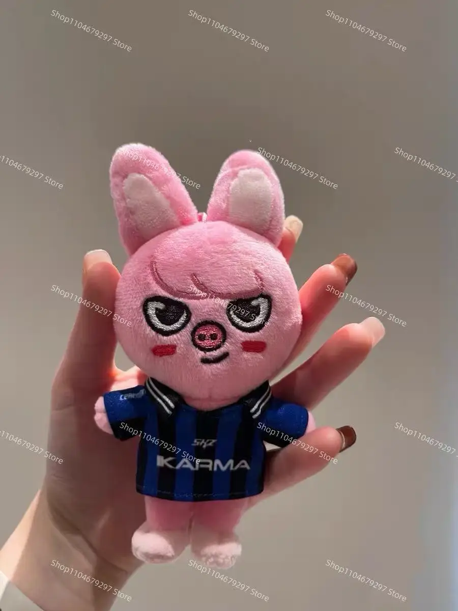 SKZOO Stray Kids ventilador soporte fuera de línea regalo de intercambio muñeca compañero de cabecera suave Q muñeca de peluche elástica KARMA colgante accesorio regalo